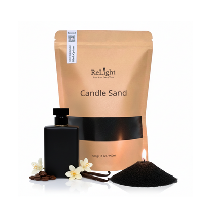 Black Opium – Candle Sand Parfumat cu Fitile din Bumbac