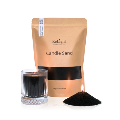 Black Opium – Candle Sand Parfumat cu Fitile din Bumbac