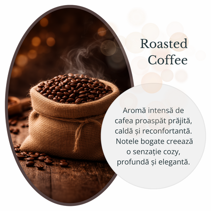 Roasted Coffee – Candle Sand Parfumat cu Fitile din Bumbac
