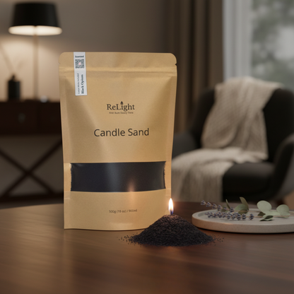 Black Opium – Candle Sand Parfumat cu Fitile din Bumbac